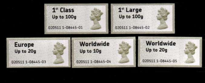 view larger image for SG FS1-FS5 (2008) - 'Post & Go'<br/>
Machin Head set of five