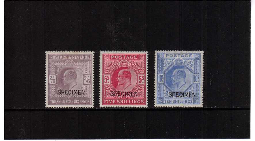 view more details for stamp with SG number SG S137-S139