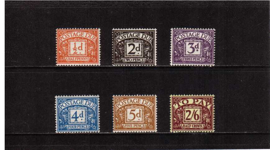 view larger image for SG D40-D45 (1954) - Tudor Crown watermark set of six superb unmounted mint. SG Cat �225