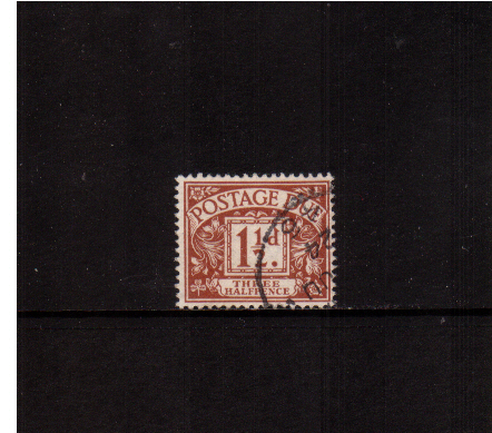 view larger image for SG D3 (1922) - �d Chestnut watermark Royal Cypher. A superb fine used stamp cancelled with part CDS dated JU 24. Very pretty.