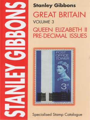 view larger image for VOLUME 3<BR/>QEII PRE-DECIMAL (2006) - Queen Elizabeth II STANLEY GIBBONS Pre-Decimal Issues Specialised Catalogue published every few years. THE guide for all stamps from the Pre-Decimal era 1953 to 1970 including all Regionals, Postage Dues, Booklets etc etc. - Published March 2006 - 11th Edition - 455 Printed Pages - Soft Cover