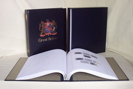view larger image for DAVO2 () - DAVO - HINGELESS<br/>
Volume 2 - 1971 - 1989<br/><br/>Davo Luxe binders are beautifully bound in padded navy blue leatherette with Great Britain crest embossed in colour on front cover and spine. Great Britain is also gold blocked on the front cover. Comes with a matching slipcase. Binders have a 2-Post brass screw head fitting. nd a space for each stamp over which is affixed a crystal clear stamp mount with selected illustrations for guidance, face value is shown if no illustration.

<br/><br/>Content is based on the Stanley Gibbons COLLECT BRITISH STAMPS catalogue.

