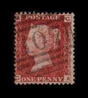 view larger image for SG 43-44 (1858) - <b>1d Red</b> from <b>Plate 72</b><br/><br/>A good used stamp with no faults, showing a readable<br/> plate number with any corner letter combination.<br/>Note scan is a generic picture of a 1d Red.