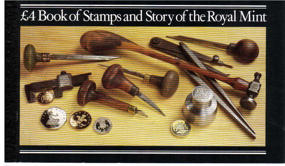 British Stamps Prestige Booklets Item: view larger image for SG DX4 (1983) - £4 - 'The Story of the Royal Mint'