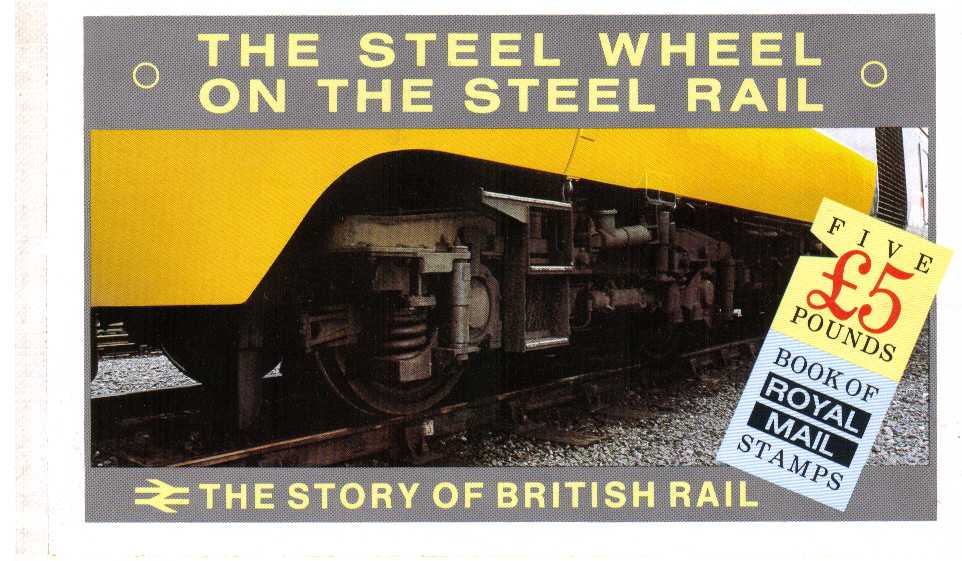 British Stamps Prestige Booklets Item: view larger image for SG DX7 (1986) - £5 - 'The Story of British Rail'