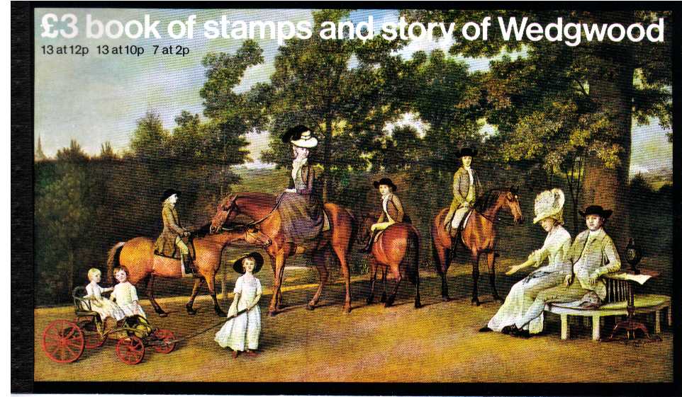 British Stamps Prestige Booklets Item: view larger image for SG DX2 (1980) - £3 - 'The Story of Wedgewood'