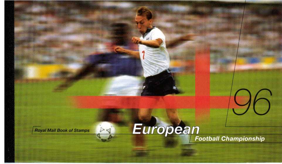 British Stamps Prestige Booklets Item: view larger image for SG DX18 (1996) - £6.48 - European Football Championship