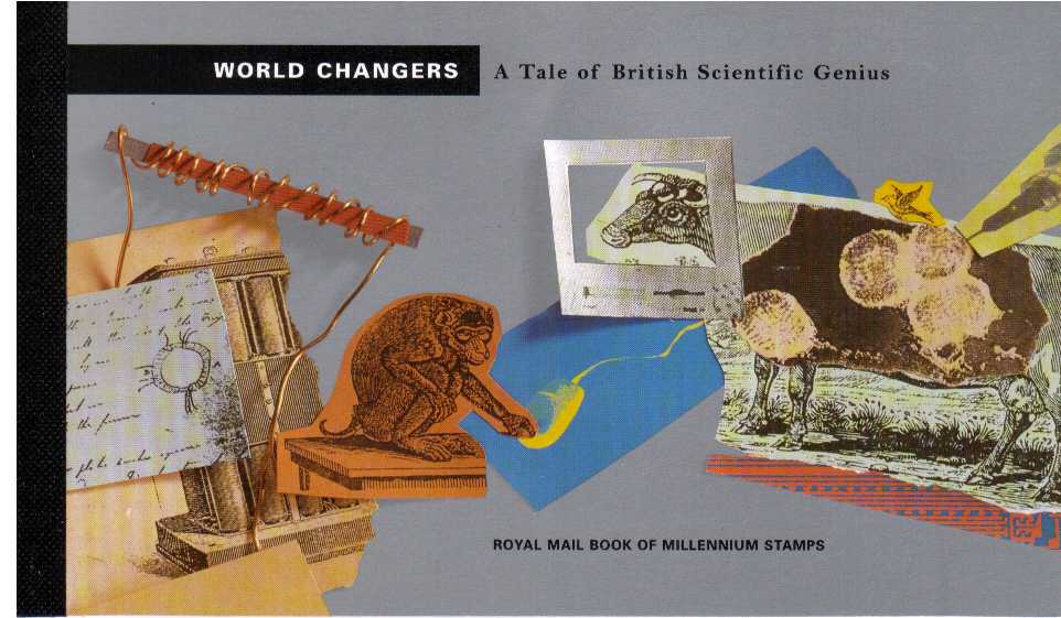 British Stamps Prestige Booklets Item: view larger image for SG DX23 (1999) - £6.99 - 'World Changers'