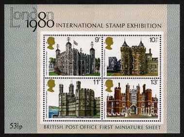 view larger image for SG MS1058 (1 Mar 1978) - British Architecture - Historic Buildings Minisheet