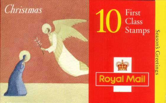 British Stamps Christmas Booklets Item: view larger image for SG LX11 (1996) - £2.60 - Containing ten 1st Class stamps (SG1951)