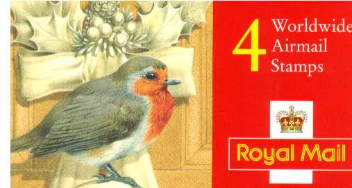 British Stamps Christmas Booklets Item: view larger image for SG LX8 (1995) - £2.40 - Containing four 60p (SG1990)
