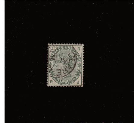view larger image for SG 192 (1883) - 4d Green lettered ''R-J''<br/>
A stunning stamp in a deep shade with perfect centering and very lightly cancelled with part CDS<br/>
SG Cat £210+100%=£410

<br/><b>QBQ</b>