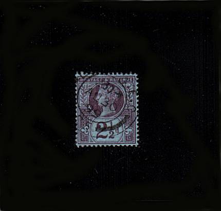 view larger image for SG 201 (1887) - 2½d Purple on Blue
<br/>A good fine used stamp cancelled with a double ring CDS dated AU 30 99
<br/>SG Cat £5
<br/><b>QBQ</b>