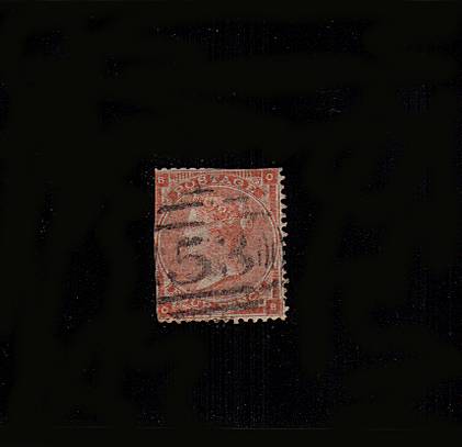 view larger image for SG 79 (1862) - 4d Bright Red from Plate 3 (no hairlines) lettered ''O-B''
<br/>a lightly used stamp with trimmed perfs.
<br/>SG Cat £170
<br><b>QEQ</b>