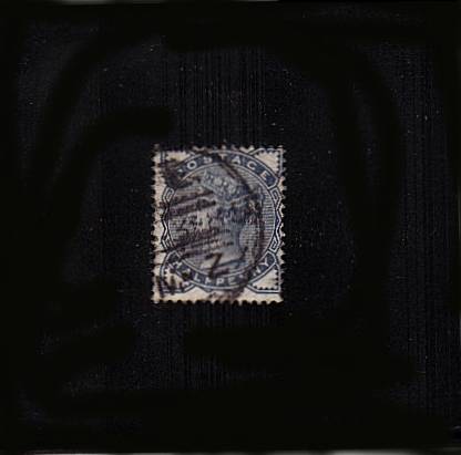view larger image for SG 187 (1883) - ½d Slate-Blue
<br/>A good sound used complete  stamp.
<br/>SG Cat £10
<br><b>QBQ</b>
