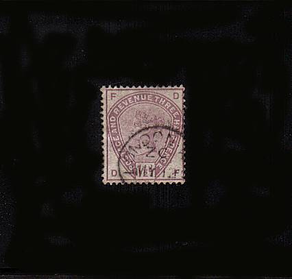view larger image for SG 188 (1883) - 1½d Lilac lettered ''D-F''<br/>
A superb fine used stamp cancelled with a light CDS. Pretty!
SG Cat £45+100%=£90
<br><b>QBQ</b>