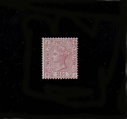 view larger image for SG 141 (1879) - 2½d Rosy Mauve from Plate 14 lettered 'B-J'<br/>
A superb unmounted bright and fresh mint stamp.
<br><b>QBQ</b>