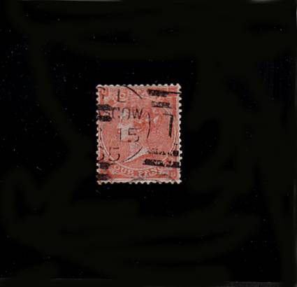 view larger image for SG 81 (1863) - 4d Bright Red from Plate 4 (with hairlines) lettered 'R-D''<br/>
A good used stamp with a few nibbled perfs.<br/>
SG Cat £185
<br><b>QEQ</b>