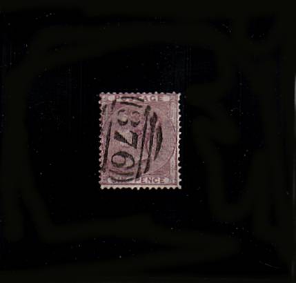 view larger image for SG 68 (1856) - 6d Lilac<br/>
A fine used single firmly cancelled with<br/>a ''376'' for HONITON in Devon<br/>
SG Cat £120
<br><b>QBQ</b>