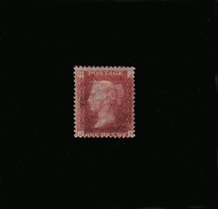 view larger image for SG 43 (1864) - 1d Rose-Red from Plate 121 lettered ''J-H''
<br/>A lightly mounted mint single
<br/>SG Cat £60
<br><b>QBQ</b>