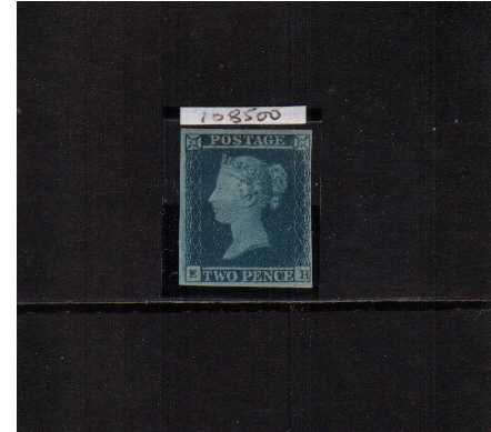 view larger image for SG 14 (1841) - 2d from Plate 4 lettered ''E-K''<br/>with four margins (close to large)  in fine lightly mounted mint condition with the benefit on an RPS certificate. <br/>SG Cat £6250