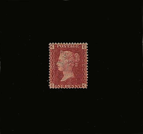 view larger image for SG 43 (1864) - 1d Lake-Red from Plate 147 lettered ''E-K''<br/>
A superb unmounted mint single with exceptional <br/>centering and perforations.
<br/><b>QQP</b>
