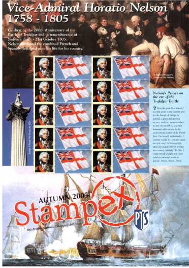 view more details for stamp with SG number STAMPEX 06