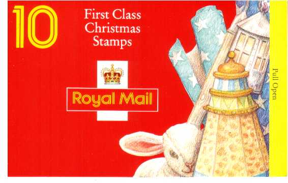 British Stamps Christmas Booklets Item: view larger image for SG LX6 (1994) - £2.50 - Containing ten 25p (SG1844)
