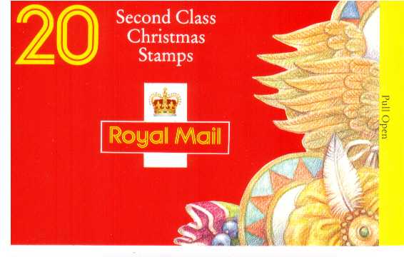 British Stamps Christmas Booklets Item: view larger image for SG LX7 (1994) - £3.80 - Containing twenty 19p (SG1843)