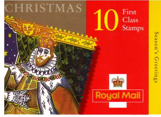 British Stamps Christmas Booklets Item: view larger image for SG LX17 (1999) - £2.60 - Containing ten 26p stamps (SG2116)