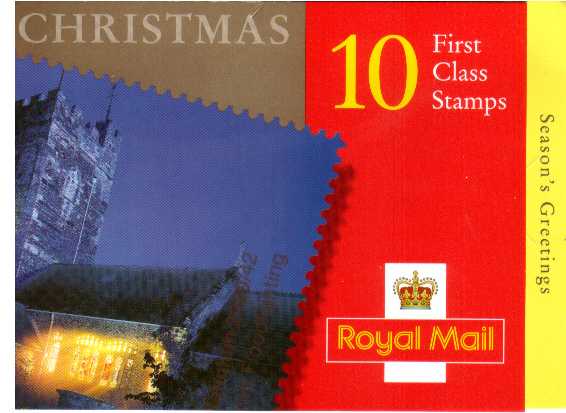 British Stamps Christmas Booklets Item: view larger image for SG LX19 (2000) - £2.70 - Containing ten 1st Class stamps (SG2171)