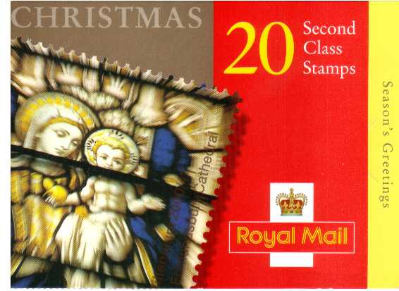 British Stamps Christmas Booklets Item: view larger image for SG LX20 (2000) - £3.80 - Containing twenty 2nd Class stamps (SG2170)