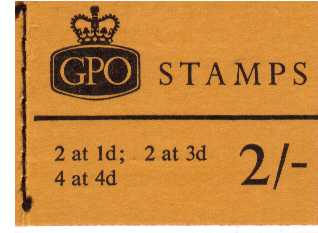 British Stamps QE II Stitched Pre Decimal Booklets Item: view larger image for SG N30p (1967) - 2/- Booklet <br/>PHOSPHOR - October 1967<br/><b>QJK</b>