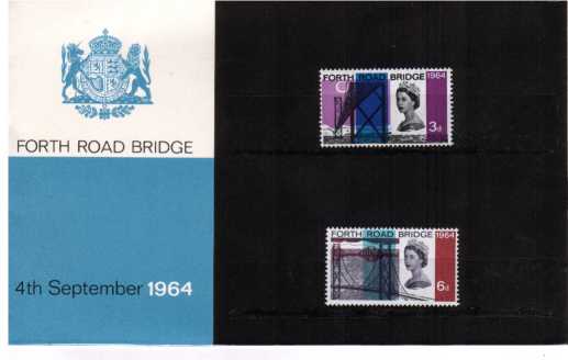 Stamp Image: view larger back view image for Forth Road Bridge - not the forgery! Superb condition.