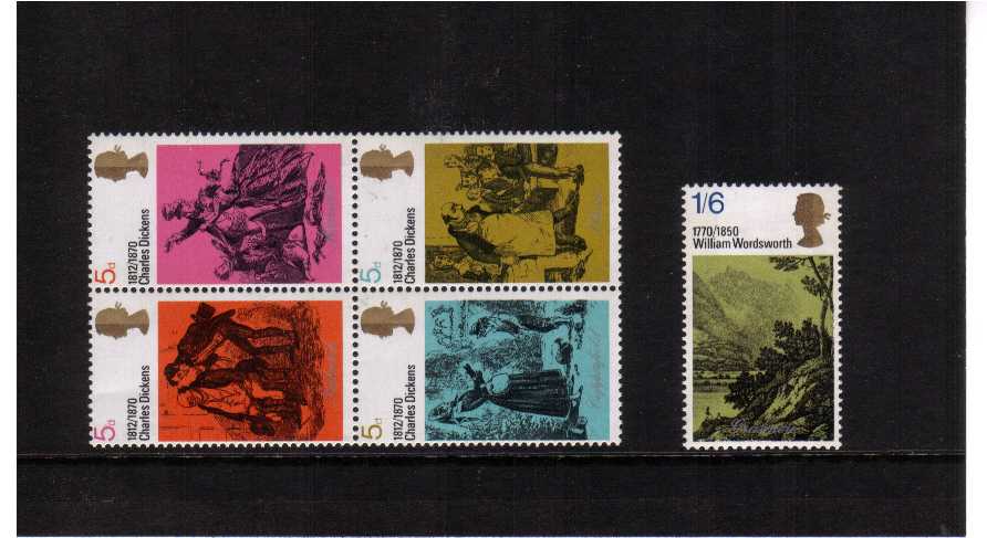 view more details for stamp with SG number SG 824-828