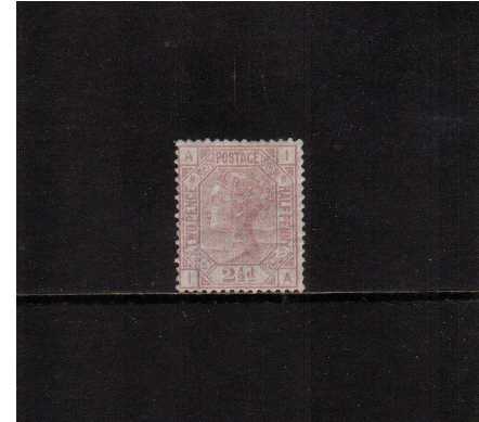 view larger image for SG 141 (1877) - 2½d Rosy-Mauve (pale) from Plate 8 watermark Orb lettered 'I-A' lightly mounted mint. SG Cat ££425