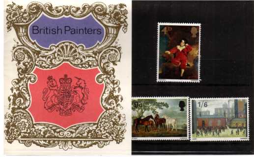 Stamp Image: view larger back view image for British Paintings