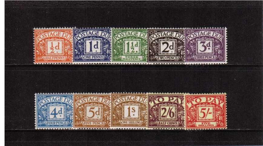 view more details for stamp with SG number SG D46-D55