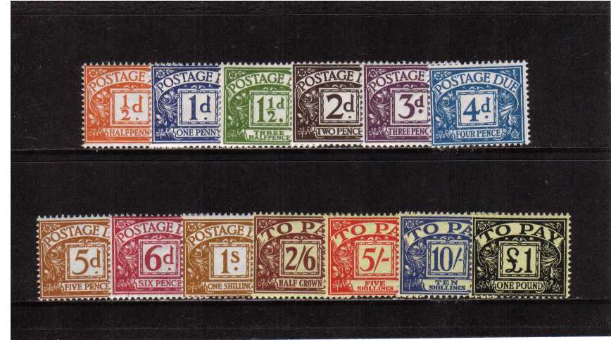 view more details for stamp with SG number SG D56-D68