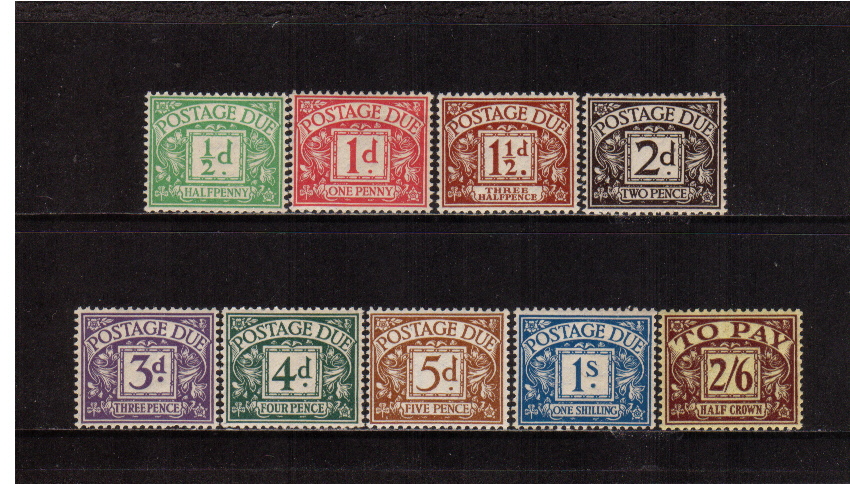 view more details for stamp with SG number SG D10-D18