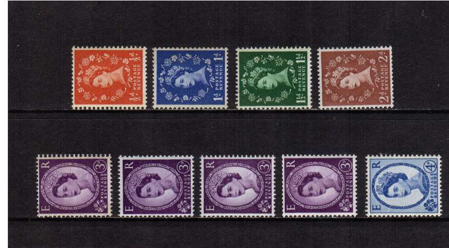 view more details for stamp with SG number SG 610a-616ab