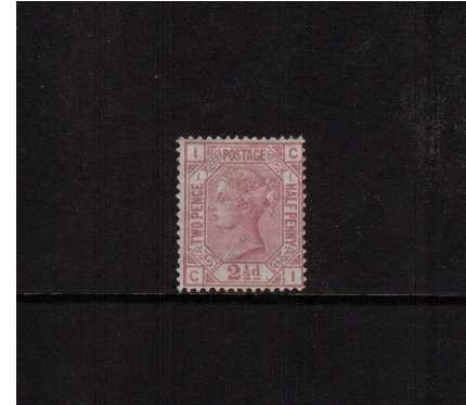 view larger image for SG 139 (1875) - 2½d Rosy Mauve - Watermark Small Anchor - on White Paper from Plate 1 lettered 'C-I'. A fine mounted mint stamp with original gum, reasonable centering, good colour and perforations. SG Cat £525
