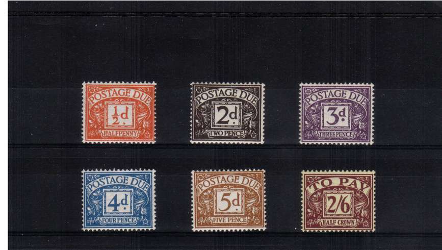 view more details for stamp with SG number SG D40-D45